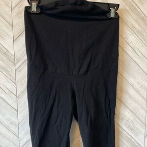 H&M Black Maternity Biker Shorts